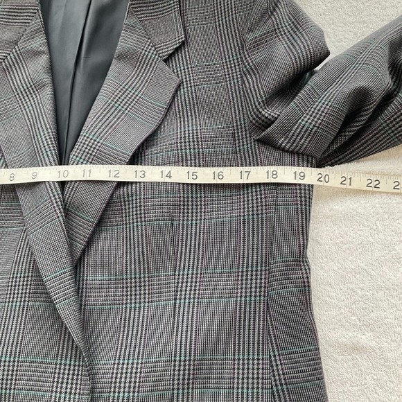 Vintage Burberrys Womens Jacket nordstrom tailored Wool Blazer Union Made in USA - Picture 5 of 13